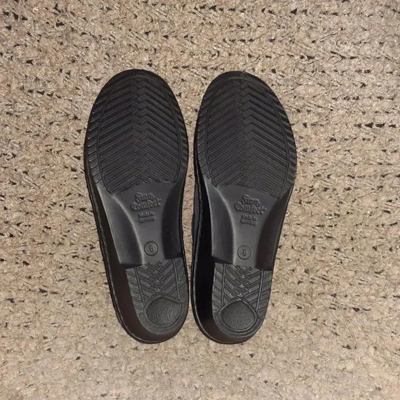 FINN COMFORT-Black Nubuck Loafers-Lace-Up-Wedge Heel-Size 6 UK-8 US-Near Mint - Picture 8 of 8